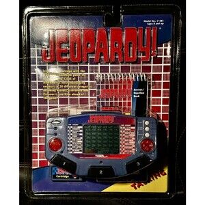 Vintage 1995 Jeopardy Tiger Electronics Handheld Electronic LCD Game NEW SEALED